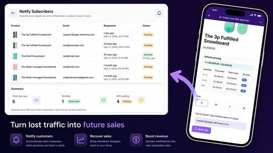 StockFlow: Out‑of‑Stock Guard screenshot