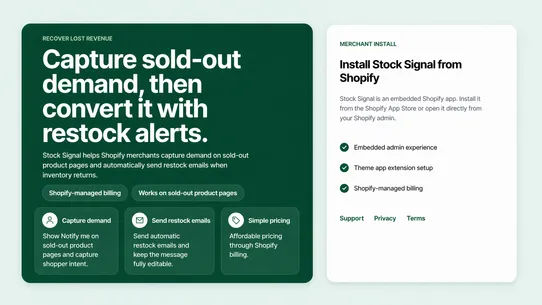 Stock Signal‑ Restock Alerts screenshot