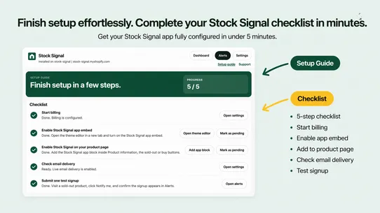 Stock Signal‑ Restock Alerts screenshot