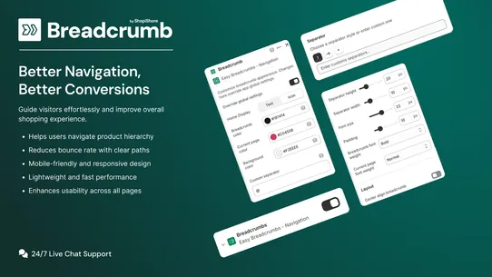 Easy Breadcrumbs ‑ Navigation screenshot