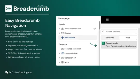 Easy Breadcrumbs ‑ Navigation screenshot