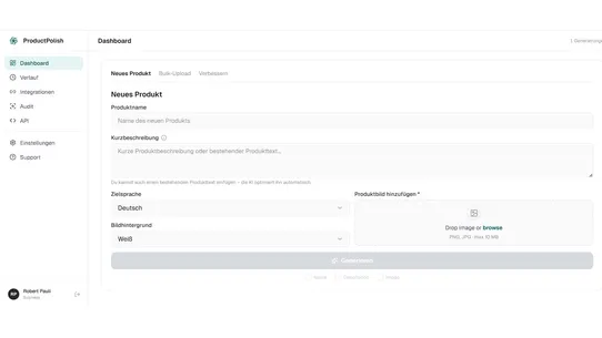 ProductPolish screenshot