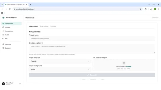 ProductPolish screenshot