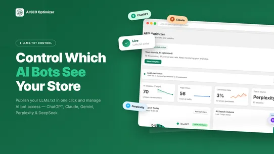 AI SEO Optimizer: AEO Tracking screenshot