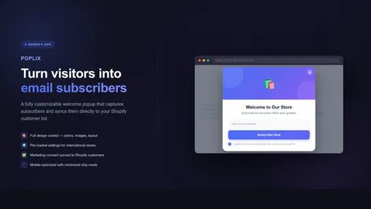 Poplix: Popup Builder screenshot
