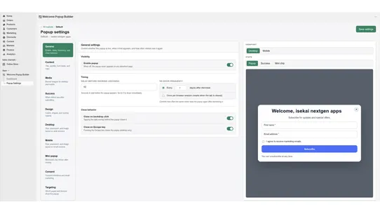Poplix: Popup Builder screenshot