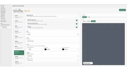 Poplix: Popup Builder screenshot