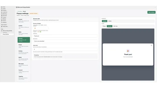 Poplix: Popup Builder screenshot