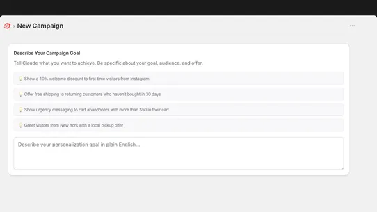 Commerce Ace Personalization screenshot