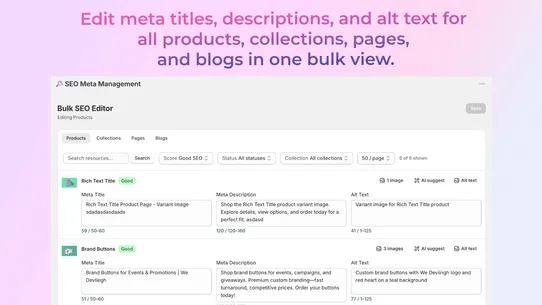 Vibe SEO Meta screenshot