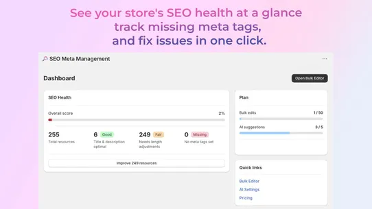 Vibe SEO Meta screenshot