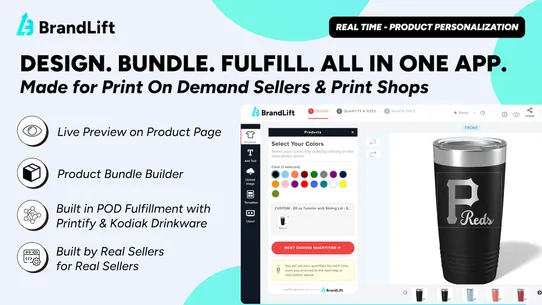 BrandLift Product Personalizer screenshot