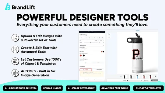 BrandLift Product Personalizer screenshot