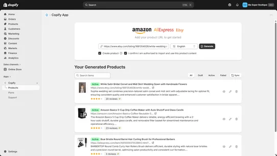Copify: AI Product Optimizer screenshot