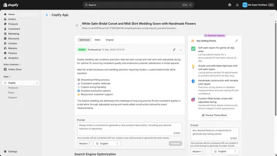 Copify: AI Product Optimizer screenshot
