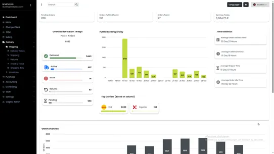 wegloc ‑ backbone of commerce screenshot