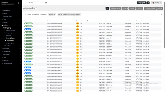 wegloc ‑ backbone of commerce screenshot