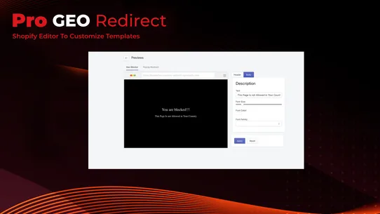 Pro Geo Redirect screenshot