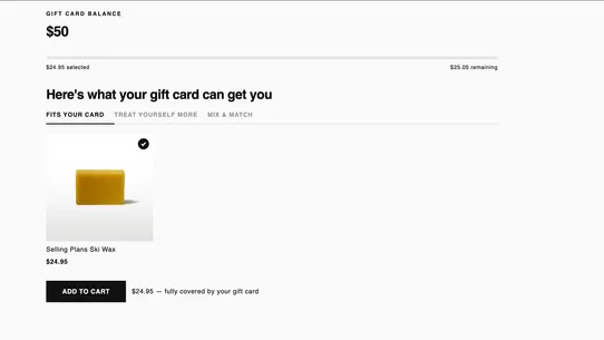 Loot Girl Math Giftcard Upsell screenshot