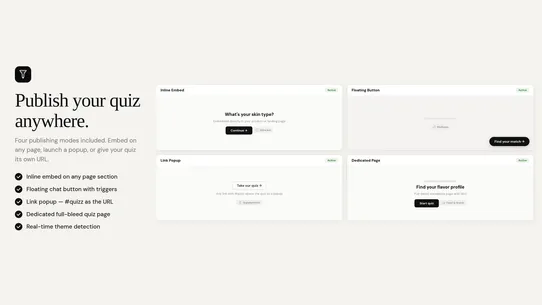 Attravo: Product Quiz Maker screenshot