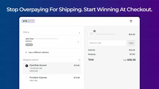Prep Parcel screenshot