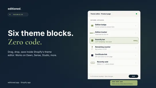 Editioned screenshot