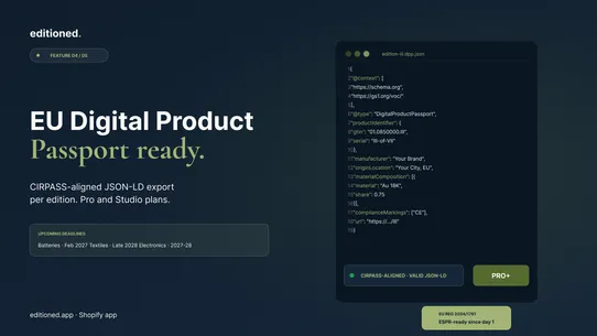 Editioned screenshot