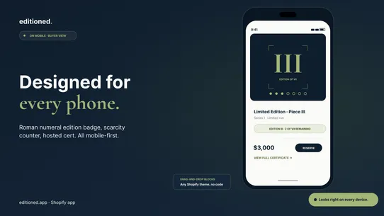 Editioned screenshot