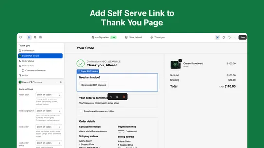 Super PDF Invoice screenshot