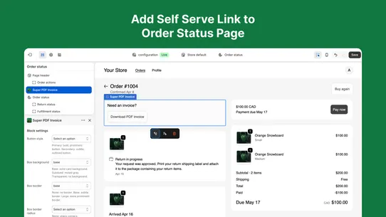 Super PDF Invoice screenshot