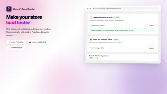 Cheerzify ‑ Speed Optimizer screenshot