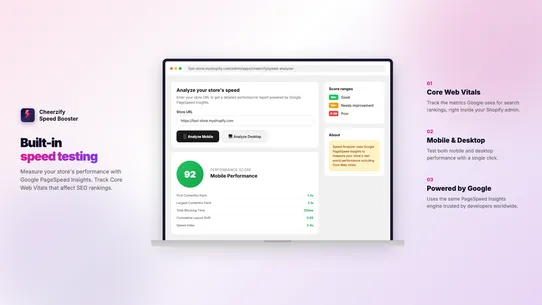 Cheerzify ‑ Speed Optimizer screenshot