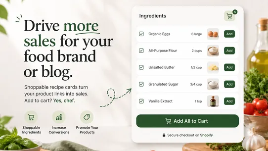 Alchemy Recipes &amp; Add to Cart screenshot
