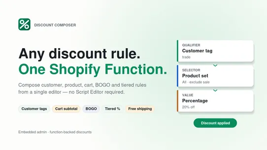 ZG Discount Composer screenshot
