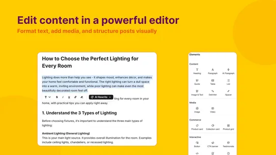 Redsun: SEO AI Blog Builder screenshot