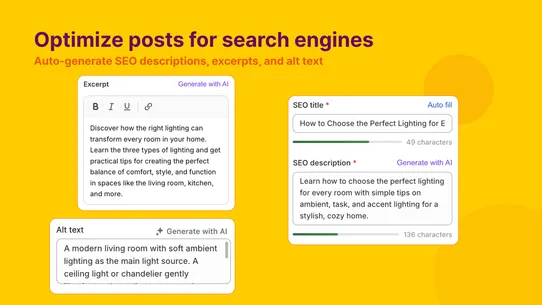 Redsun: SEO AI Blog Builder screenshot