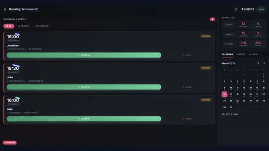 MyDeputy Chat AI and Booking screenshot