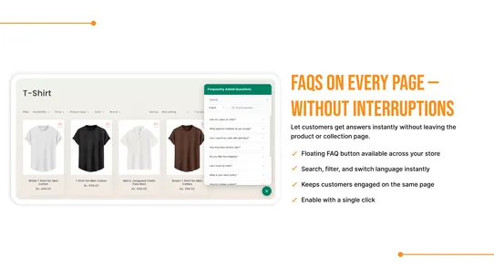 InstaFAQ – Smart Global FAQs screenshot