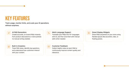InstaFAQ – Smart Global FAQs screenshot