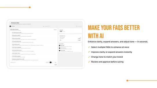 InstaFAQ – Smart Global FAQs screenshot
