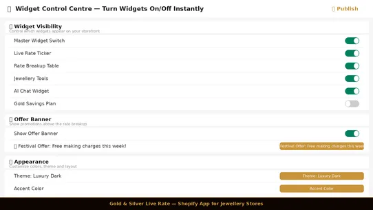 Gold &amp; Silver Live Rate screenshot