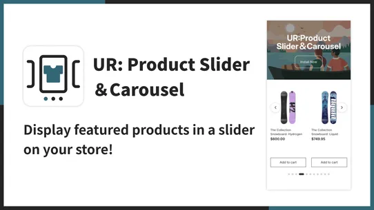 UR:Product Slider＆Carousel screenshot