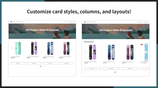 UR:Product Slider＆Carousel screenshot