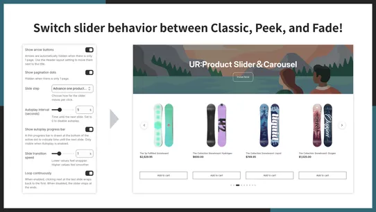 UR:Product Slider＆Carousel screenshot
