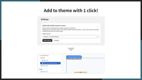UR:Product Slider＆Carousel screenshot