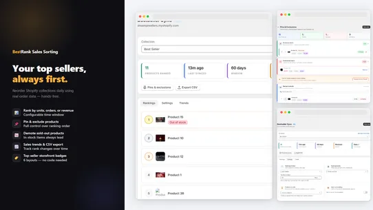 BestRank Sales‑Sorting screenshot