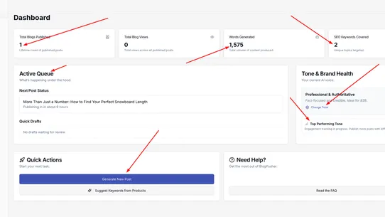 BlogPusher screenshot