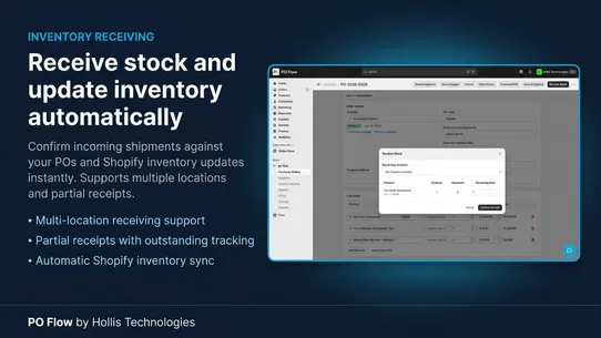 PO Flow screenshot