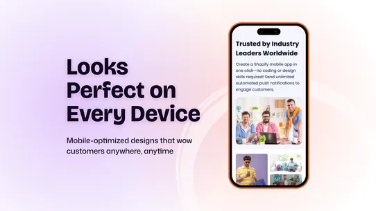 Team &amp; About Us screenshot