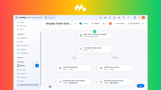 monday.com Connector screenshot